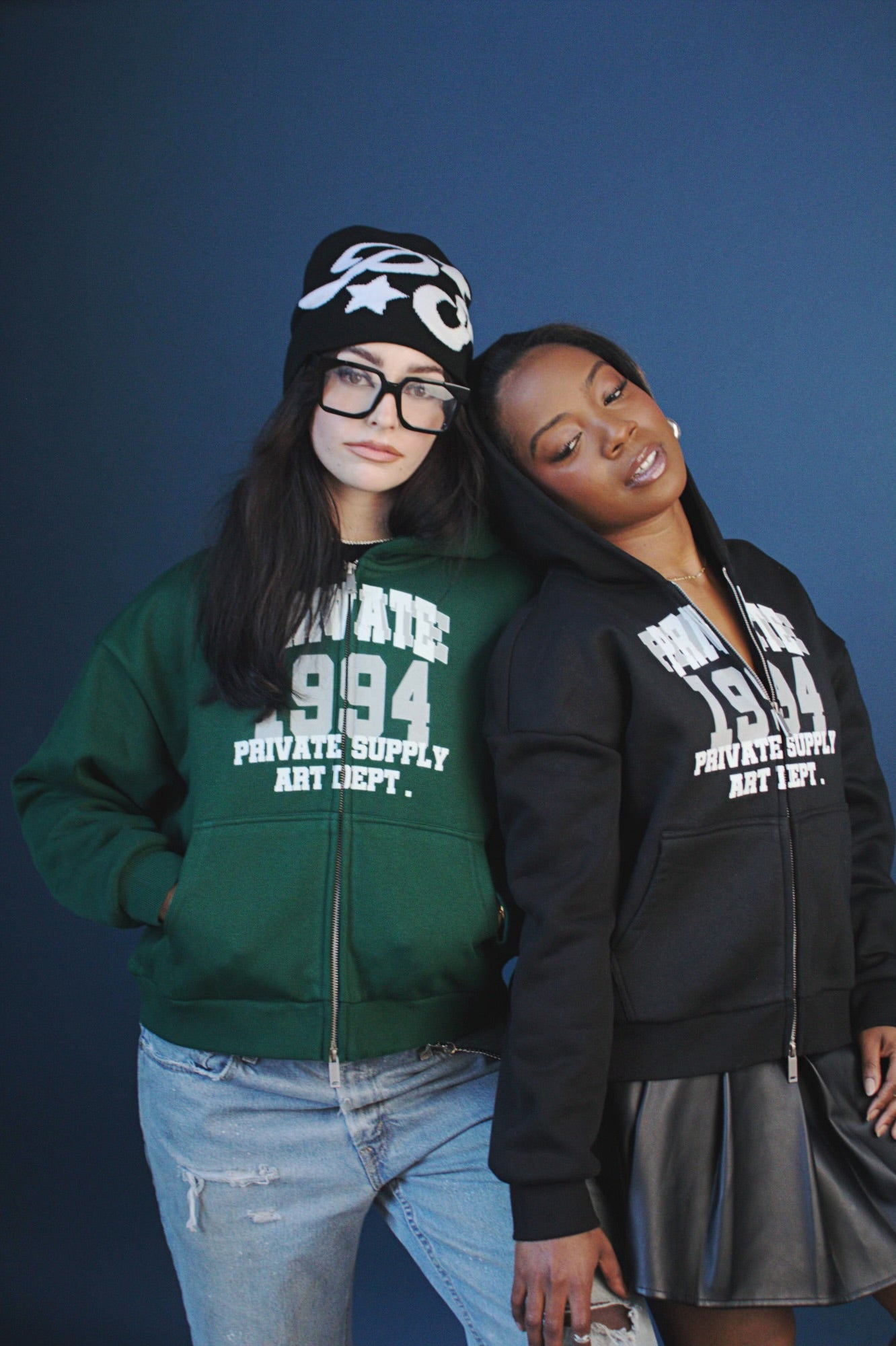 Private Art Dept. Zip-up Hoodie