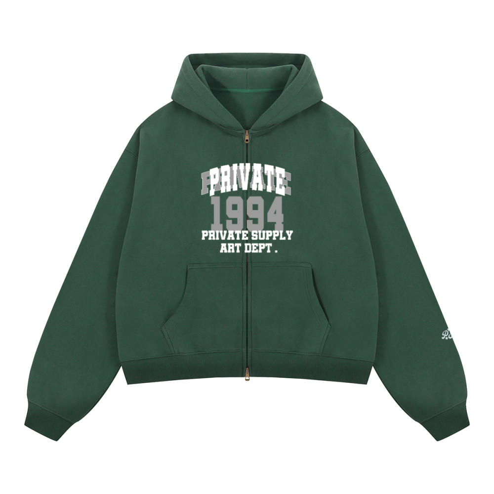 Private Art Dept. Zip-up Hoodie